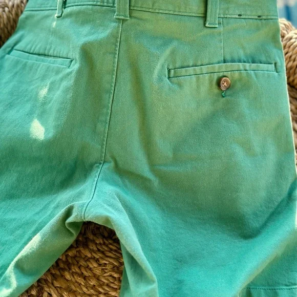 J. Crew Green Female 7” Flat Front Shorts - Picture 6 of 7